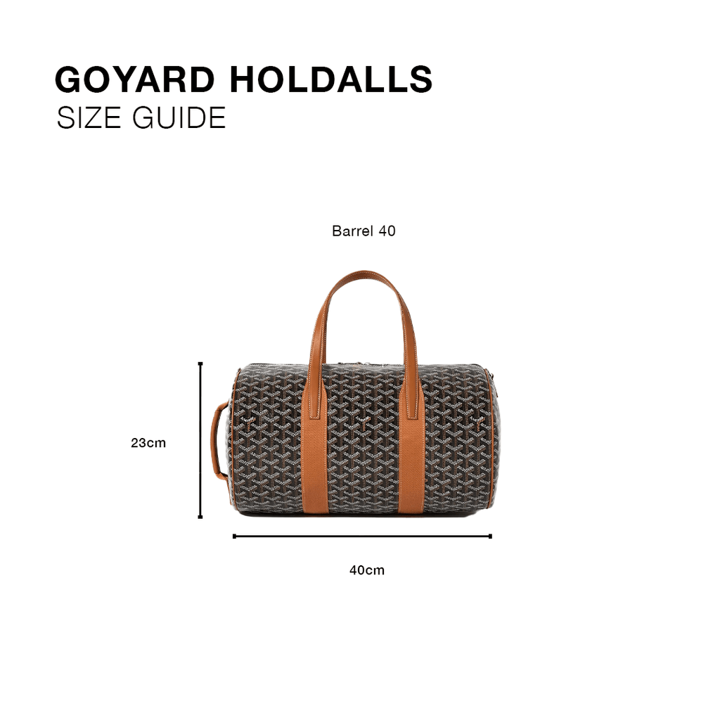 Goyard Barrel 40 Sports Bag Navy Blue