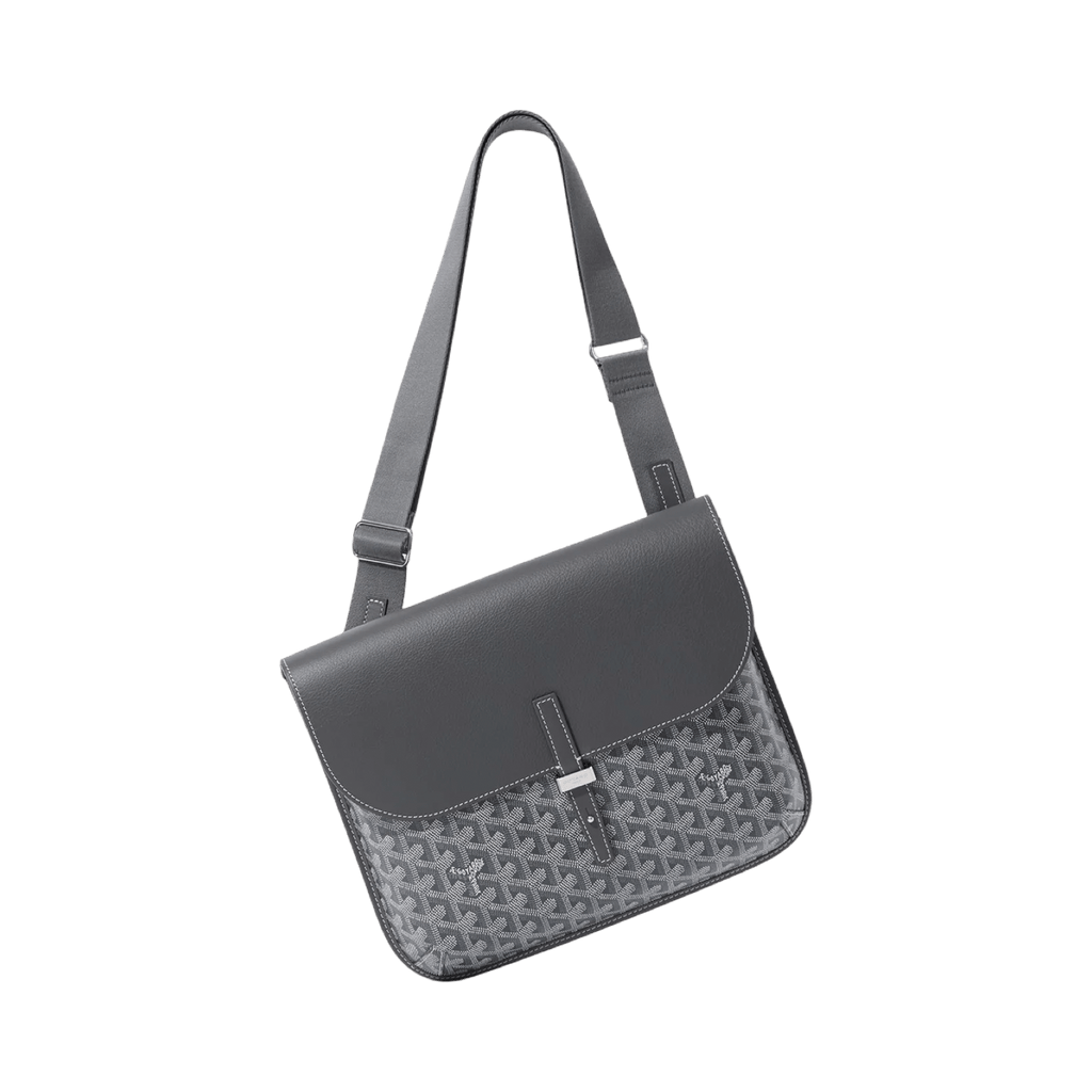 Goyard Coursier Messenger Bag Grey