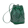 Goyard Petit Flot Bucket Bag Green