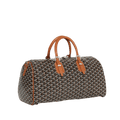 Goyard Boston 45 Bag Black Tan