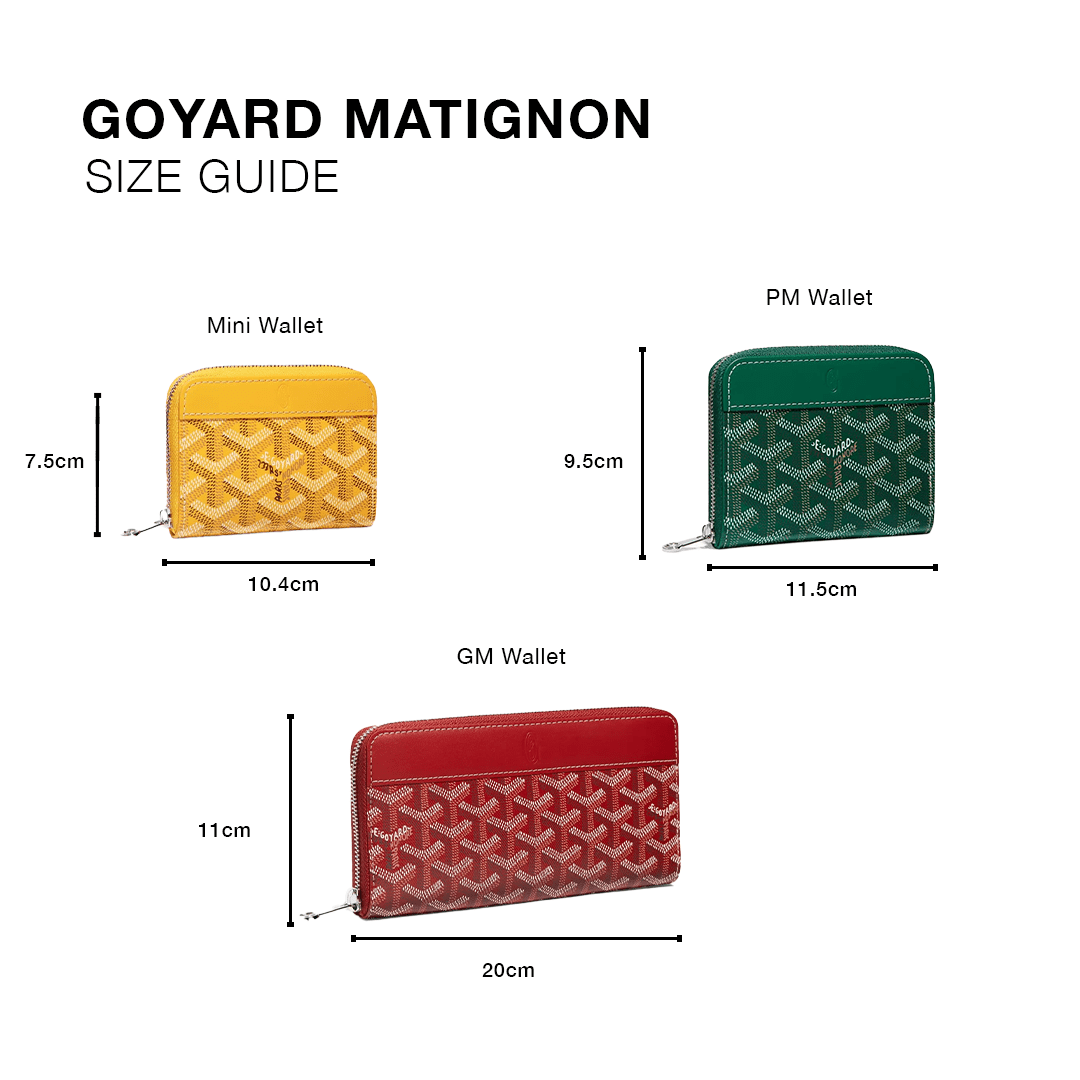 Goyard Matignon GM Wallet Black Tan