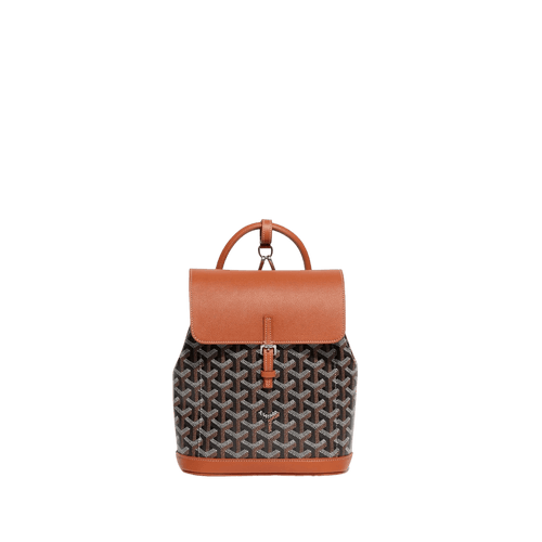 Goyard Alpin Mini Backpack Black Tan