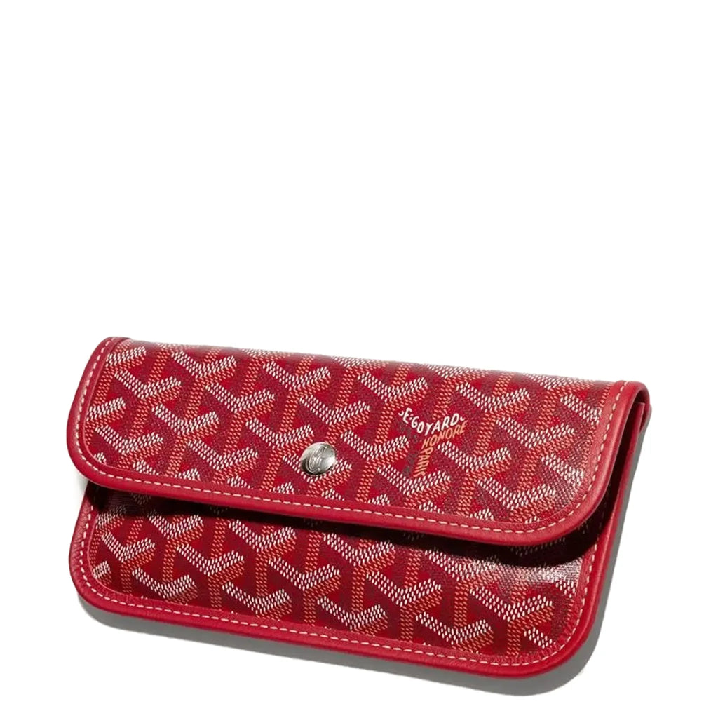 Side Bag view of Goyard Saint Louis PM Tote Bag Red STLOUIPMLTY02CL02P